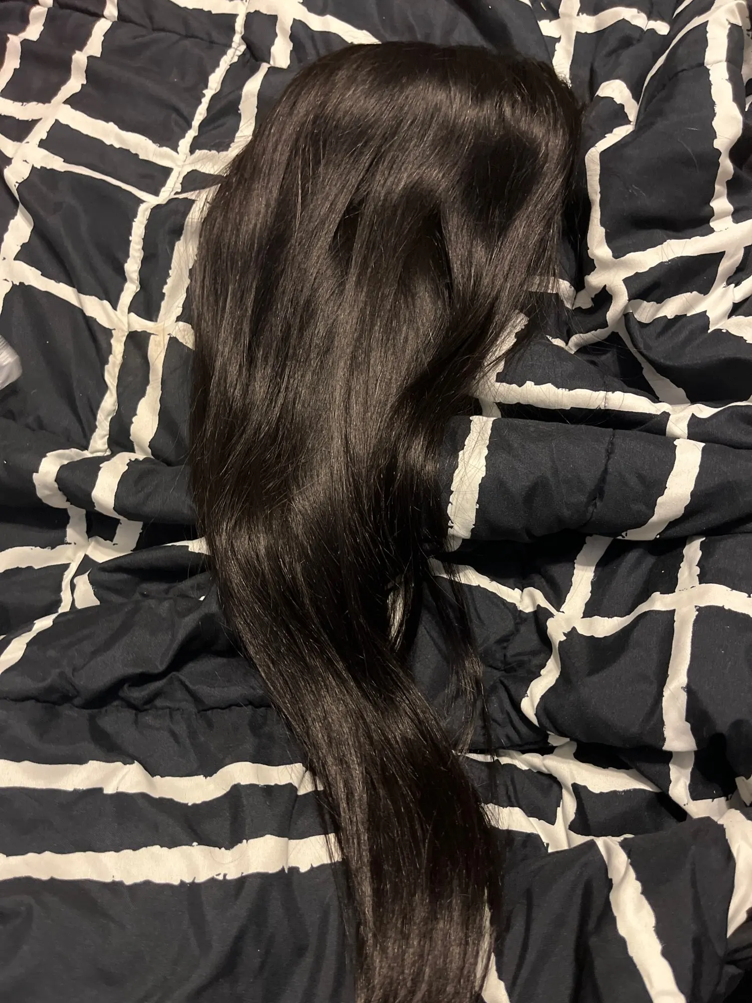 Brazilian Straight HD Lace Wig – 220 Density – One Size photo review