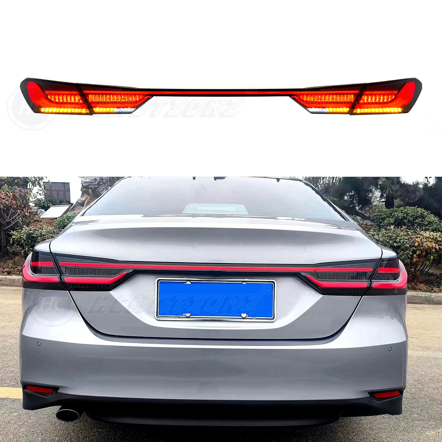 HCMOTIONZ Start UP Animation LED Tail Lamps for Toyota Camry 2018