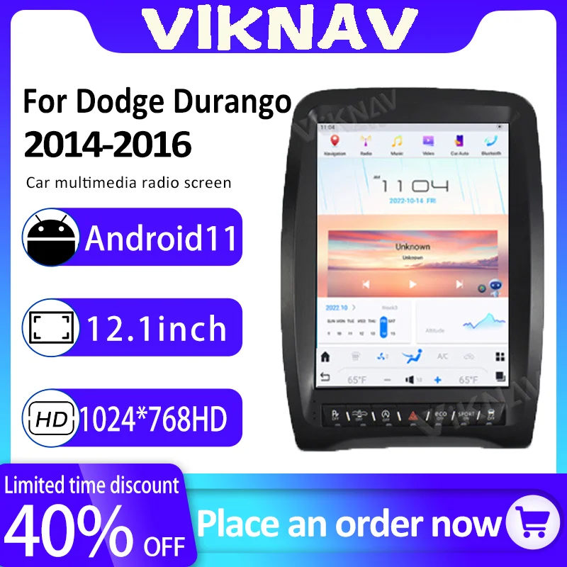 

Мультимедийная магнитола для Dodge Durango 12,1-2014, 2016 дюйма, Android 11