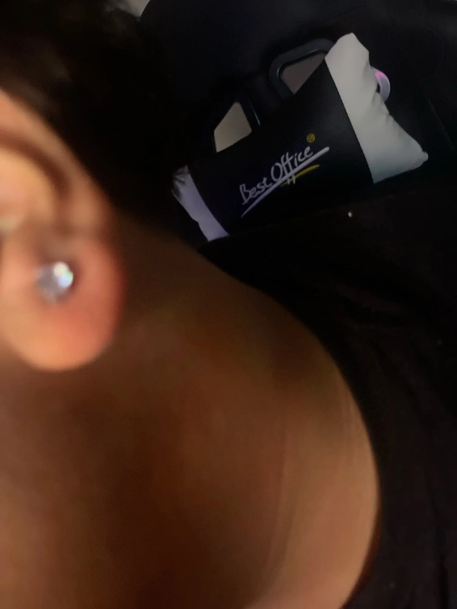 1 Pairs Crystal Strong Magnetic Ear Stud Clip Earrings photo review