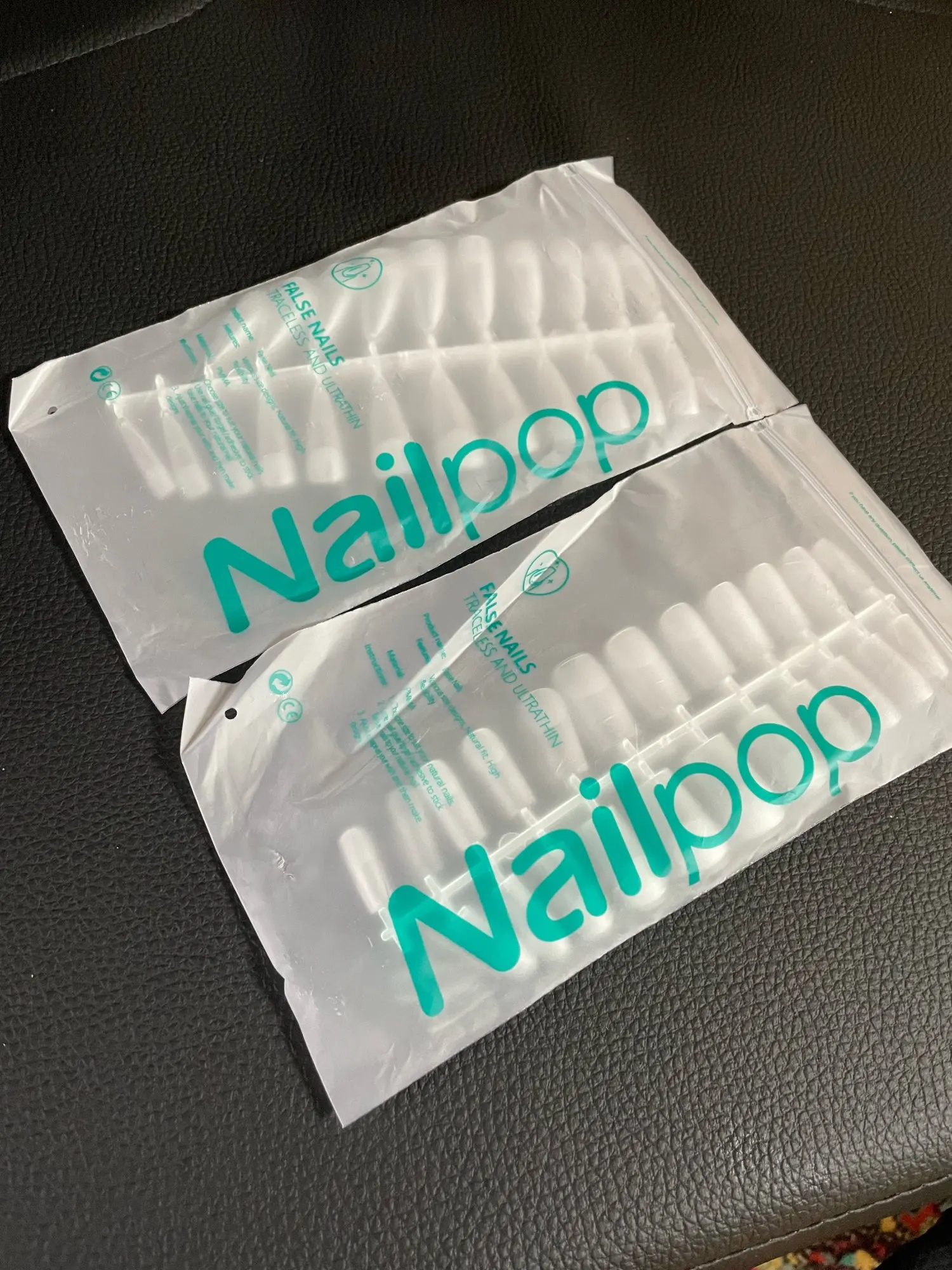 Nail Pop 120/240 st falska naglar tryck på naglar kista konstgjorda naglar med design heltäckande tips