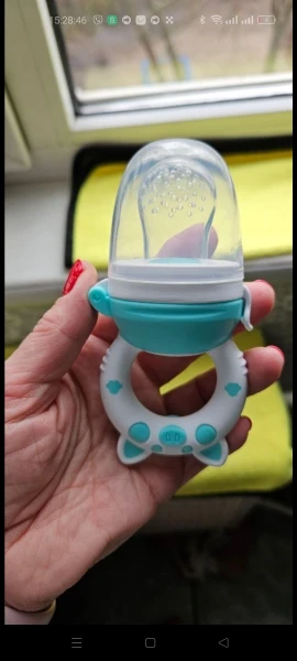 Baby Food Feeding Spoon Juice Extractor Fruit Feeder Pacifier Baby Feeding Bottle Silicone Gum Fruit Vegetable Bite Eat Feeder photo review