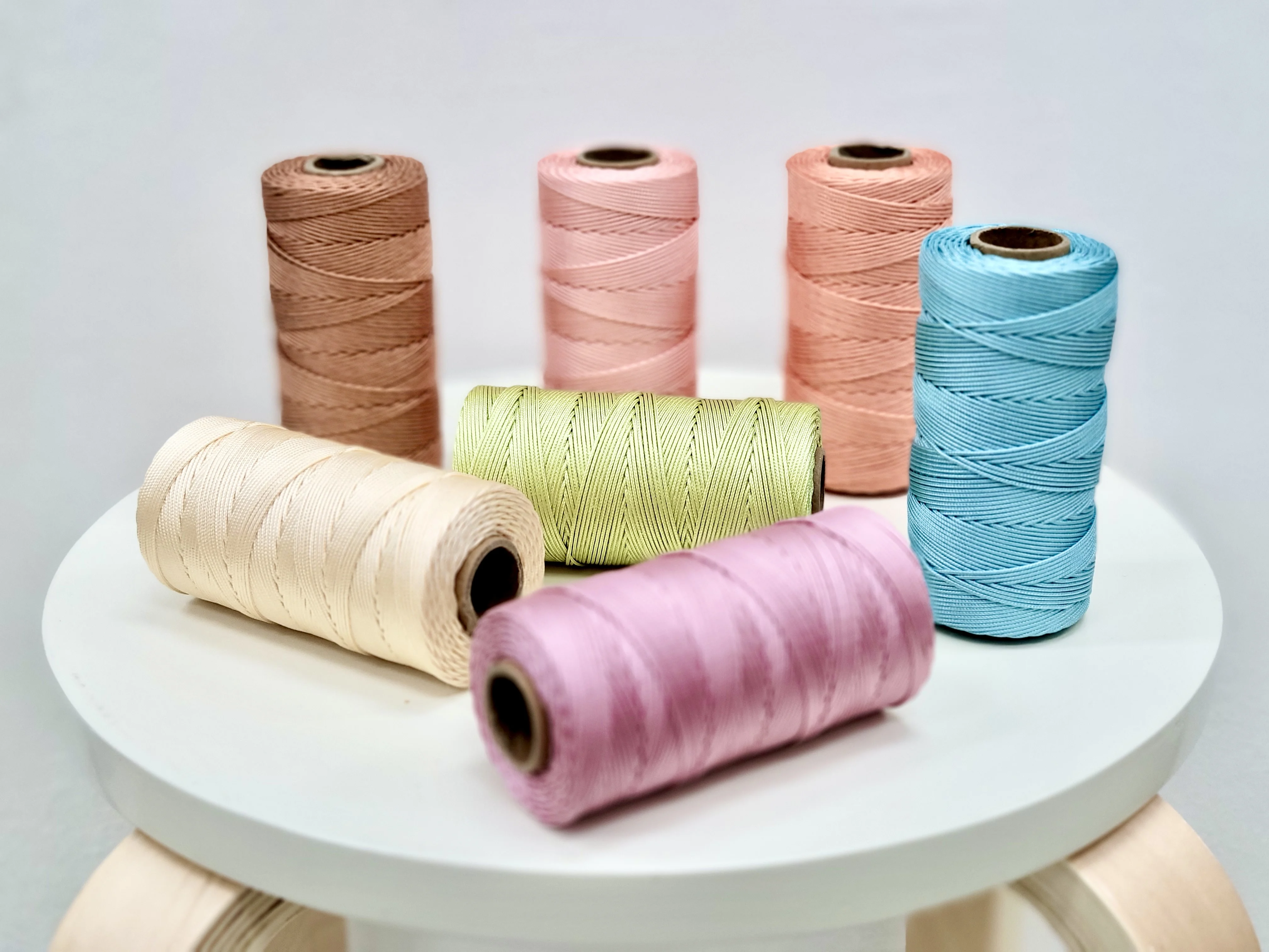 1mm x 150M Polyester Braid Cord Oriental Knot Cord DIY Crafts rope Bracelet Making cord, tent setting string, 6