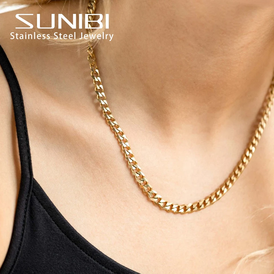 Set Di 3 Collane In Acciaio Inossidabile 316L Per Donna – Placcato Oro 18K, Oro Rosa O Argento – Modelli Snake (2mm, 4mm) E Figaro – Ipoallergeniche E Impermeabili