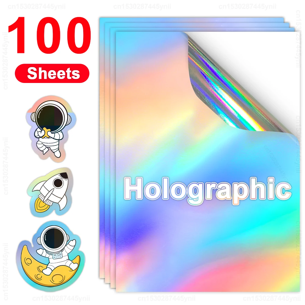 100% Transparent Vinyl Sticker Paper Sheet Printable A4 Paper Sticker Non  Waterproof Vinyl Paper for Inkjet Printer 10 Sheets - AliExpress