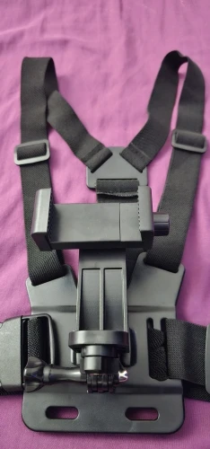 Adjustable Phone Clip Holder With Chest Strap Fixation