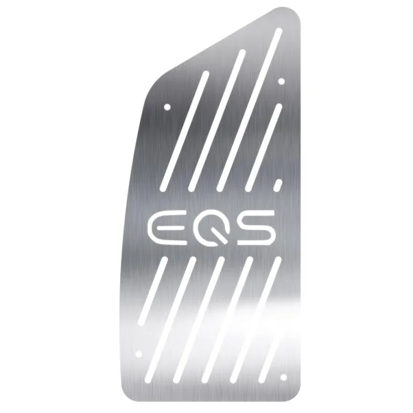 

For Mercedes EQS 2019-2022 EQS Text Foot Rest Pedal Car Pedal Stainless Steel (Manual-Auto)