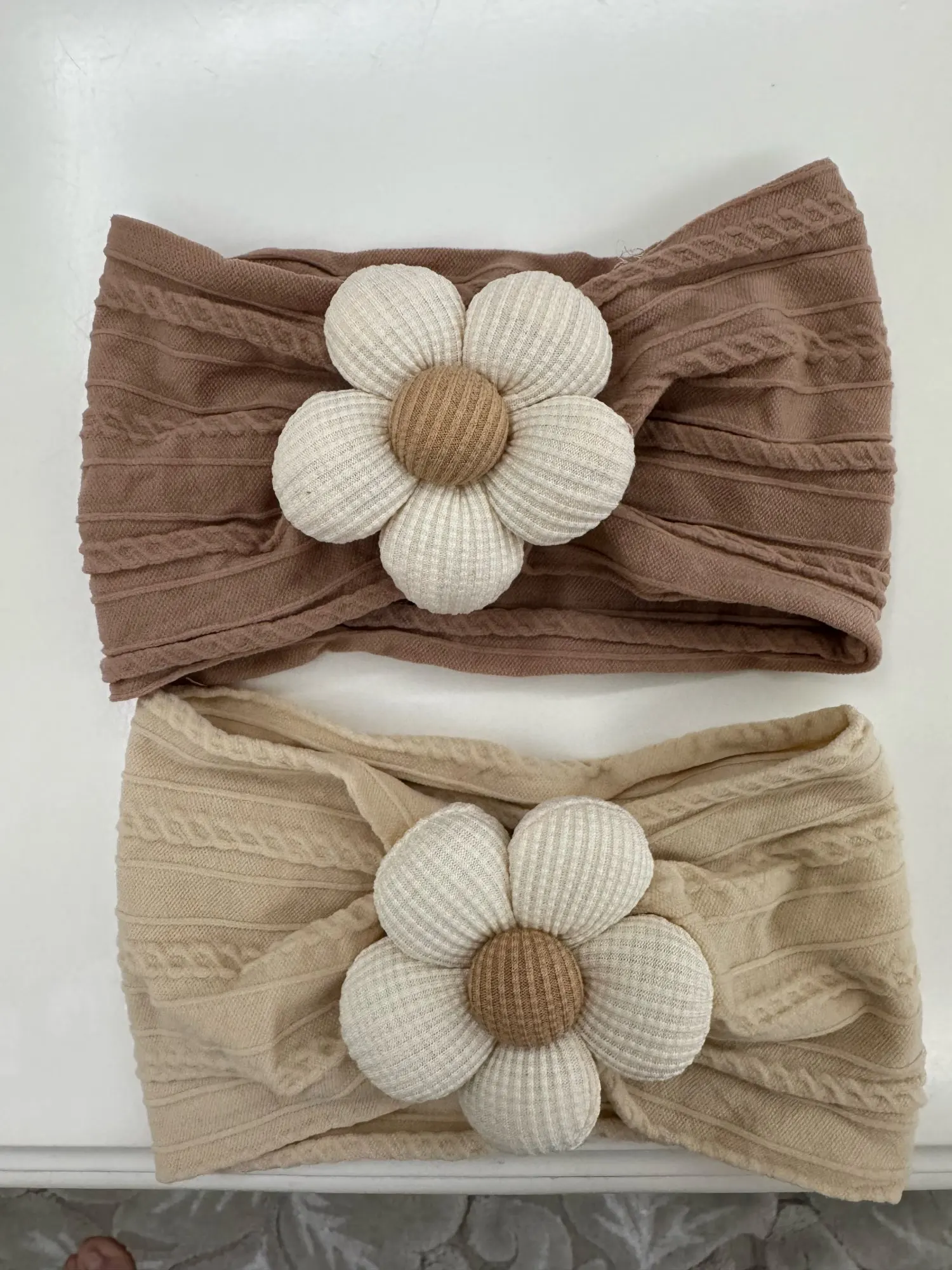 Cute Floral Nylon Baby Headband photo review