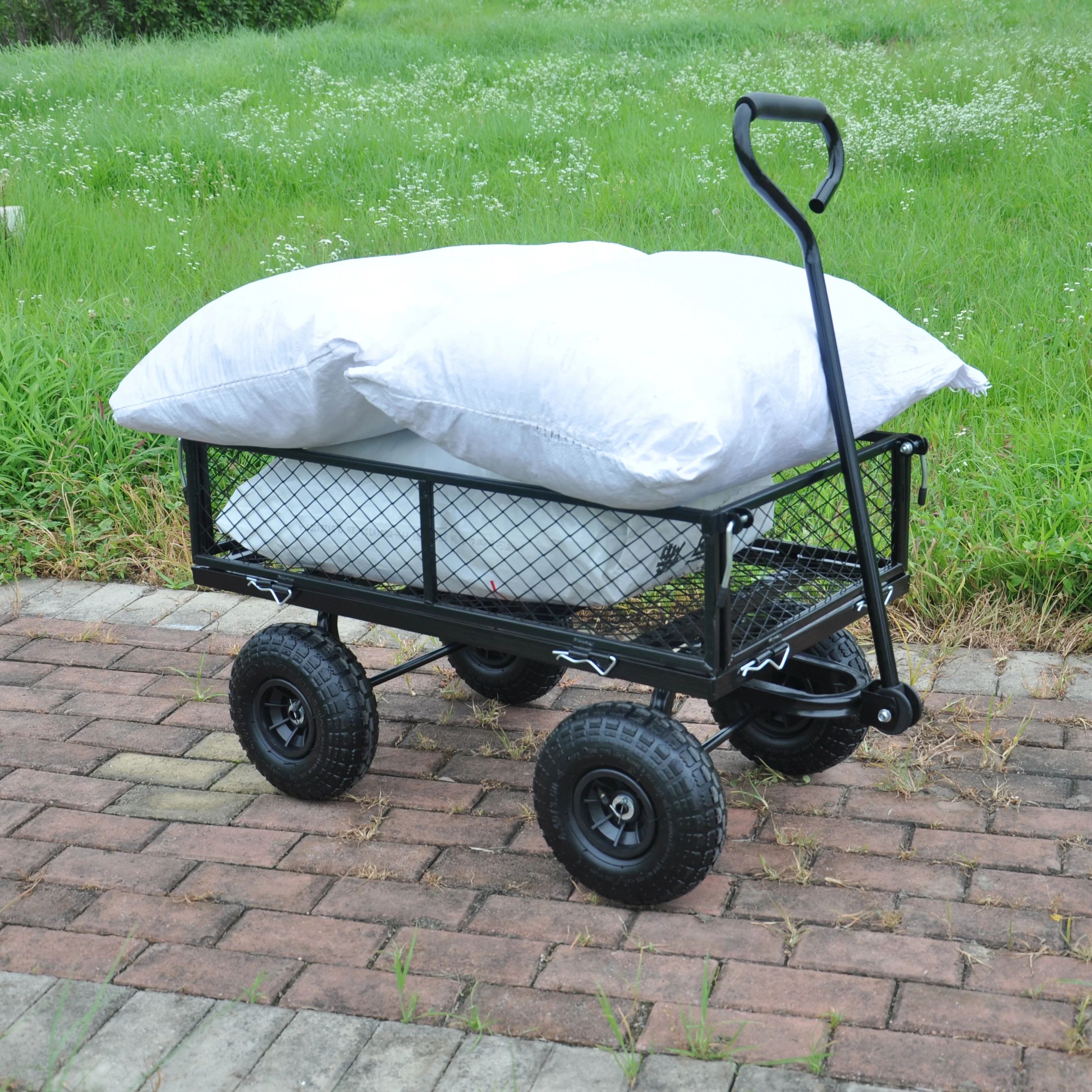 Chariot de jardin, facilite le Transport du bois de chauffage et d