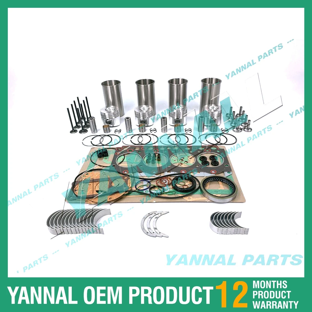 

For Cummins Engine CAT Hyundai Excavator Loader B3.3 B3.3T Overhaul Rebuild Kit