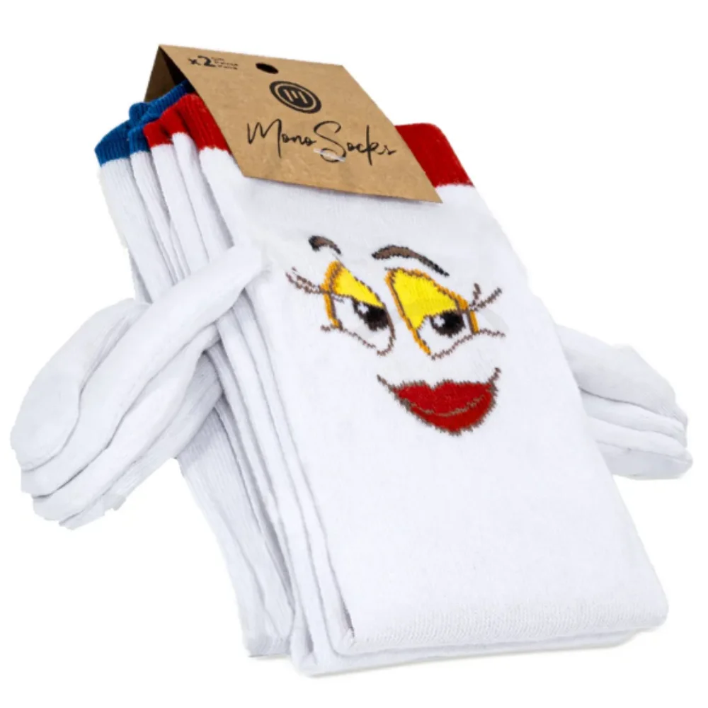 2 Pack Magnetic Holding Hands Socks Club Famous Fashion Funny Creative Magnetic Attraction Hands Black White Cartoon Eyes Couples Standard Unisex 2024 Hot Sale Campaign Entertainment Hobby Design Romantic Birthday