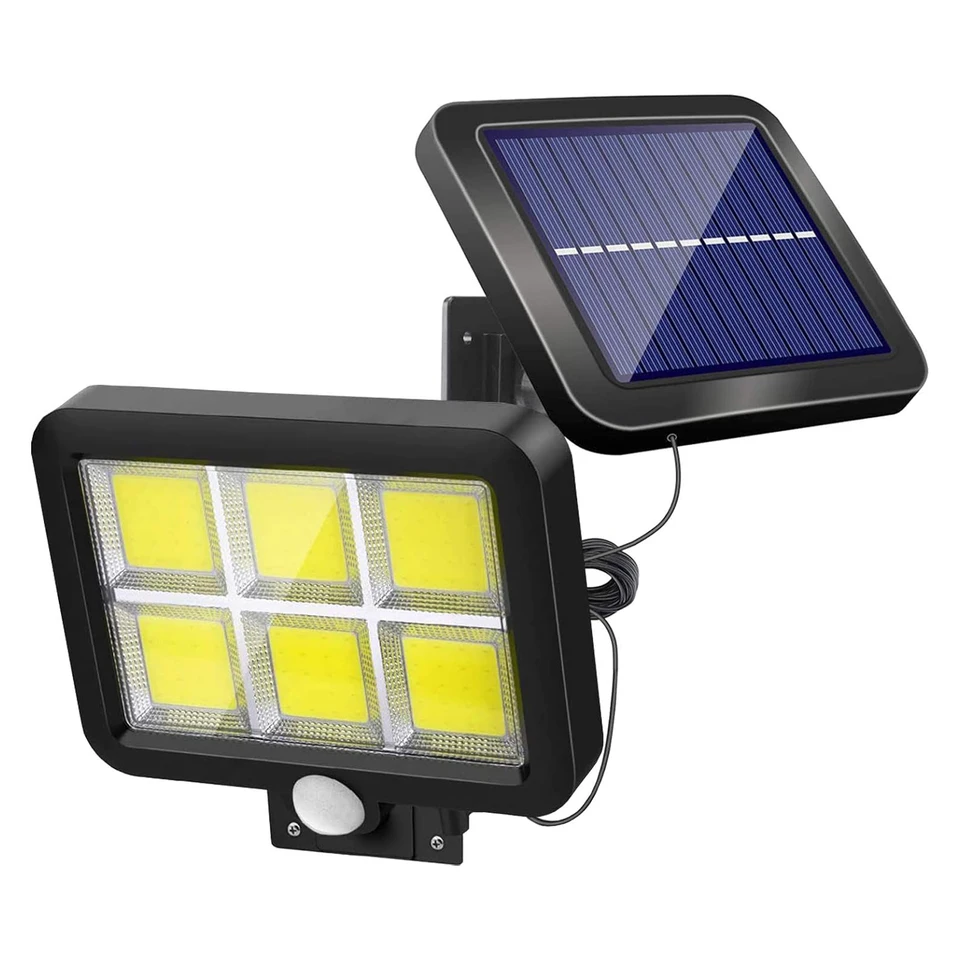 Lampione Solare SQUADO LED Con Sensore Movimento - 160 COB, Impermeabile IP65, Per Giardino E Cortile - Foto 7