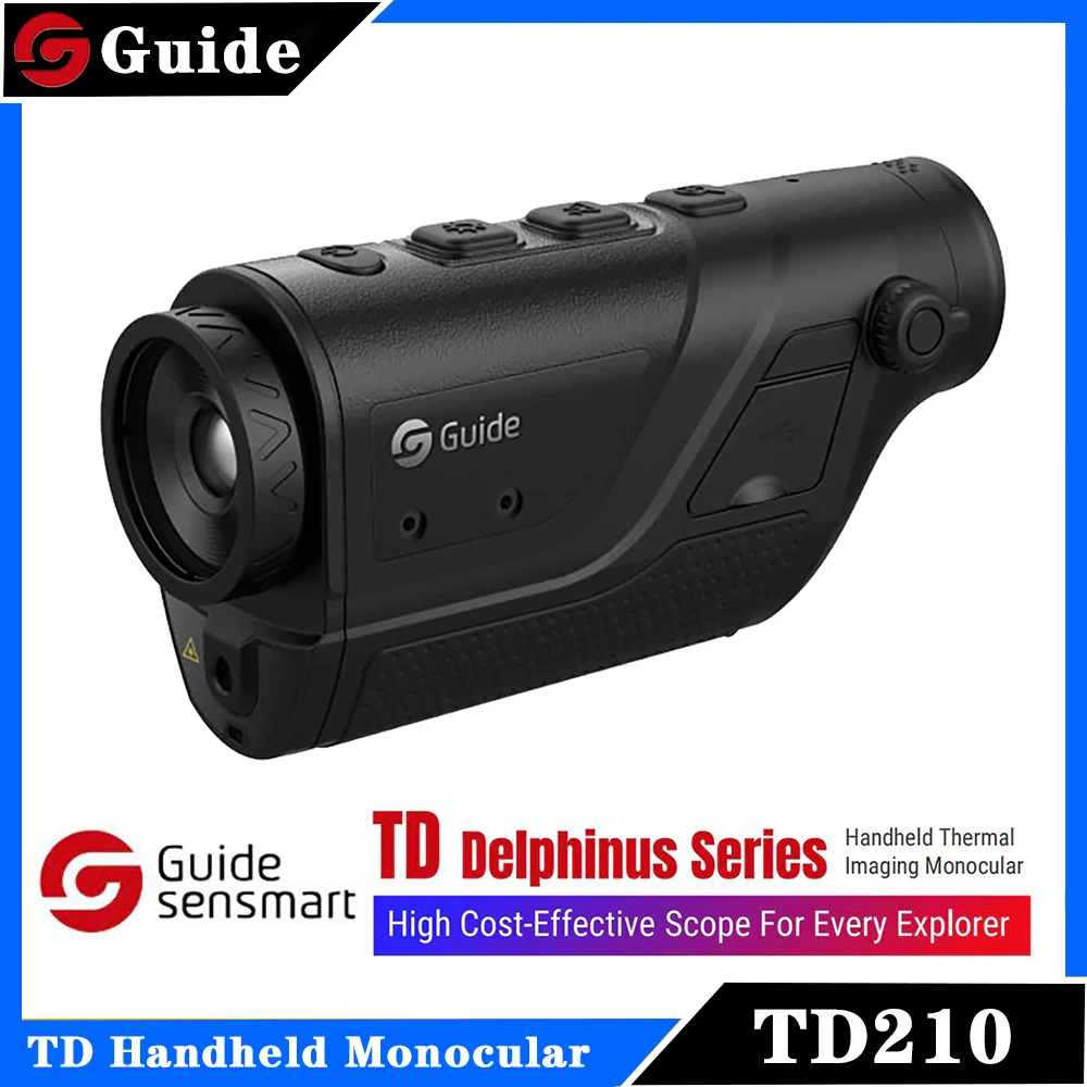 

Guide Sensmart TD210 Monocular Thermal Imager for Hunting Day and Night Vision Telescope Outdoor Animal Observation TD 210