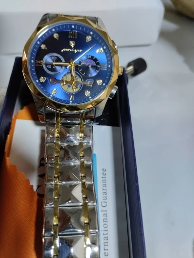 POEDAGAR Luxury Man Wristwatch Waterproof Luminous Chronograph photo review
