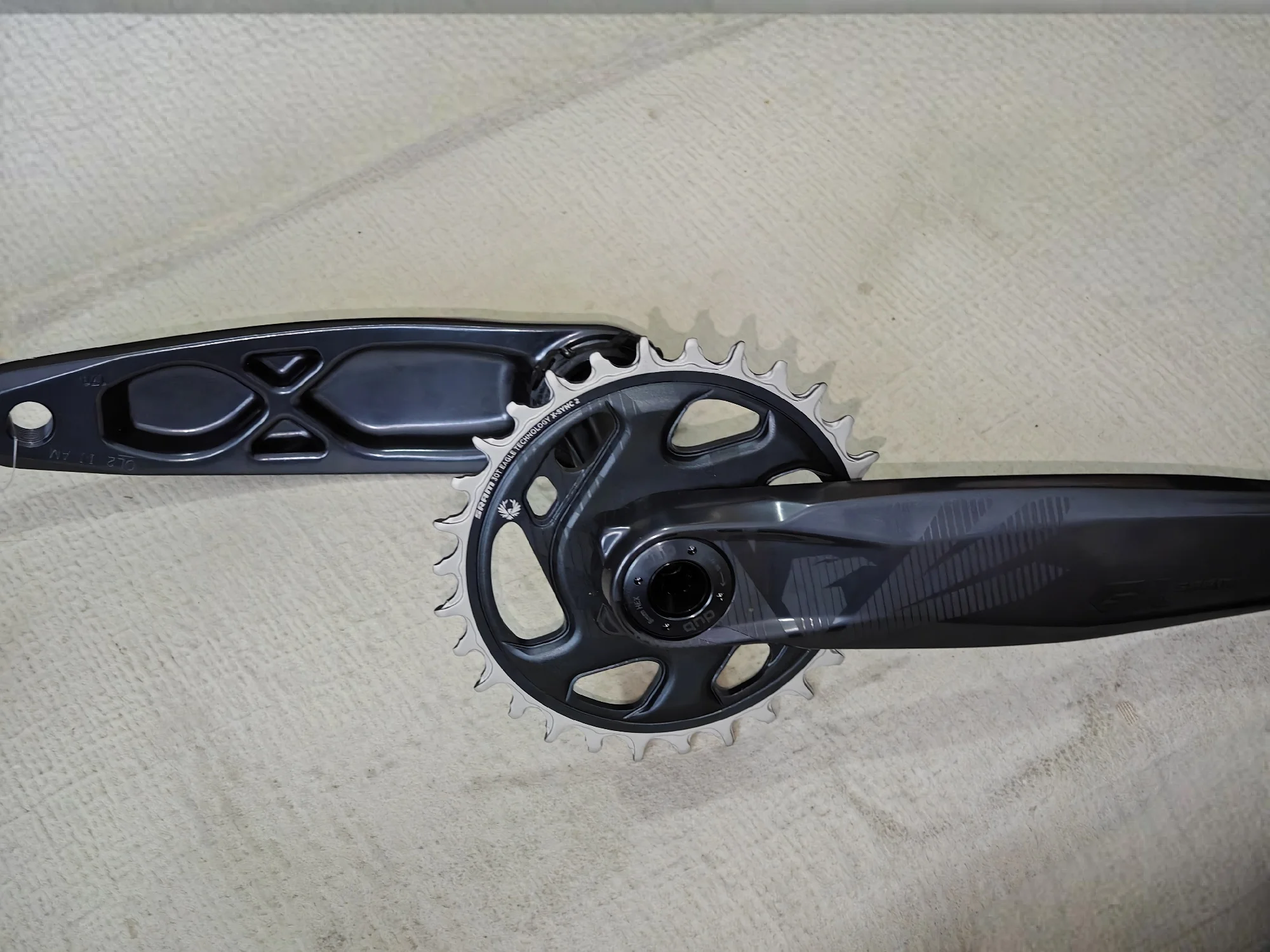 SRAM Eagle crankset 三穴/170mm/DUB SRAM GX EAGLE DUB Crankset 170mm 175mm 34T 32T MTB Double Side