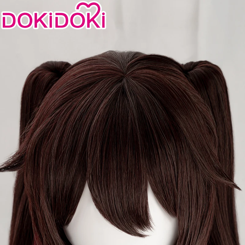 Wigs Short Fluffy Spiky Hair Wig Anime Wigs - Hutao Ready For Ship】DokiDoki Game Genshin Impact Hutao Cosplay  main image 2