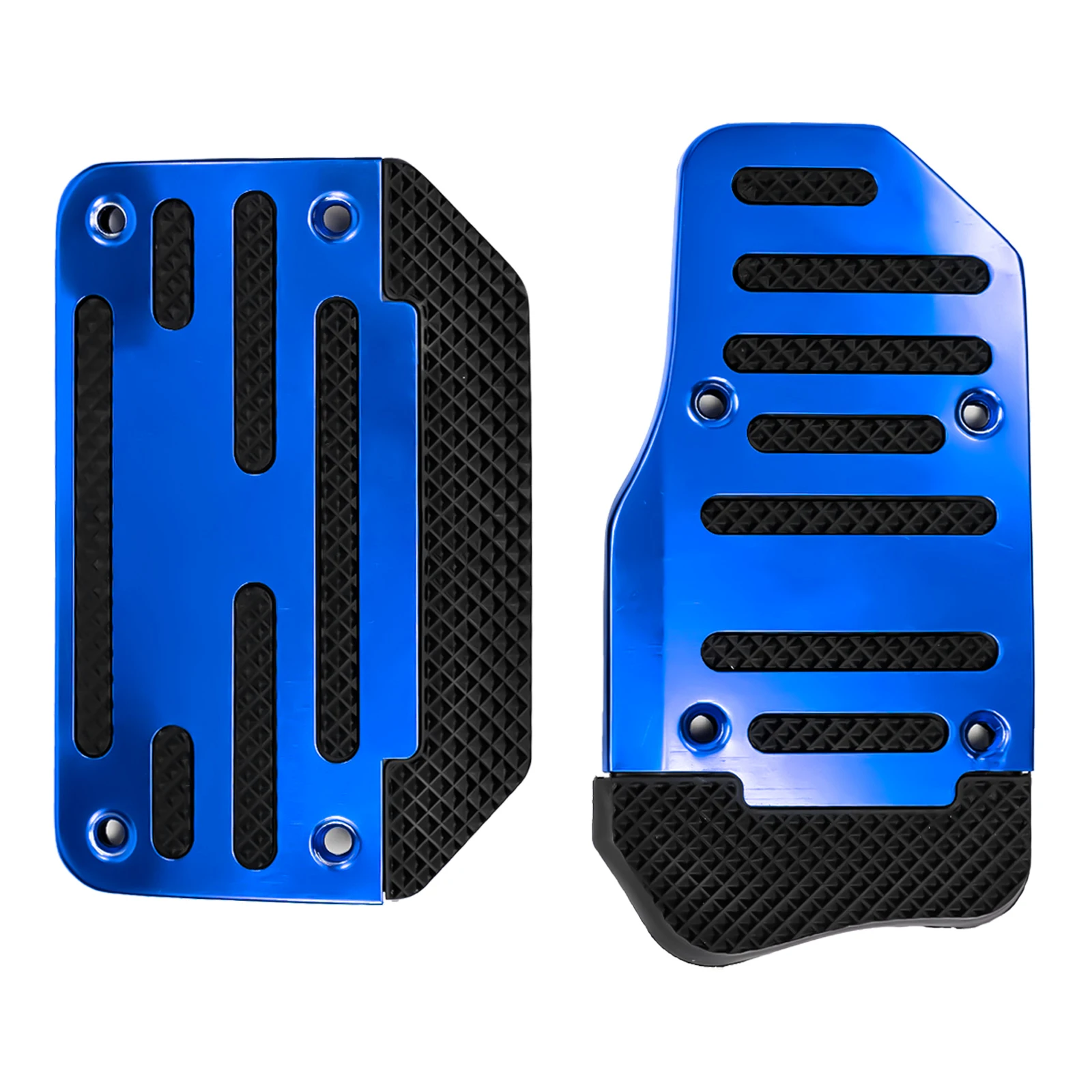 Blue] Non Slip Automatic Gas Brake Foot Pedal Pad Cover Car Auto