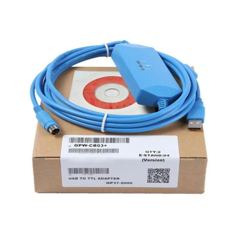 

GPW-CB03+ Suitable GP/Proface Programming Cable Download GPW-CB03 GP37W2 GP2301 GP2500