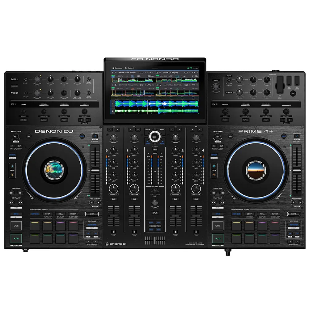 

4-канальная стандартная DJ-система Dyson, контроллер Serato DJ, черный, 4 диска, Лучшая цена, лето