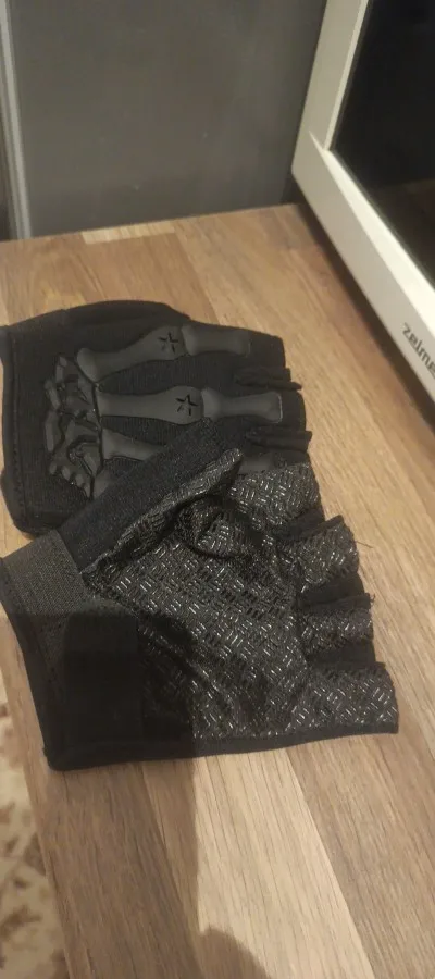 Riding Fingerless Gloves Non-slip Half Finger Gloves for Motorcycle Cycling photo review