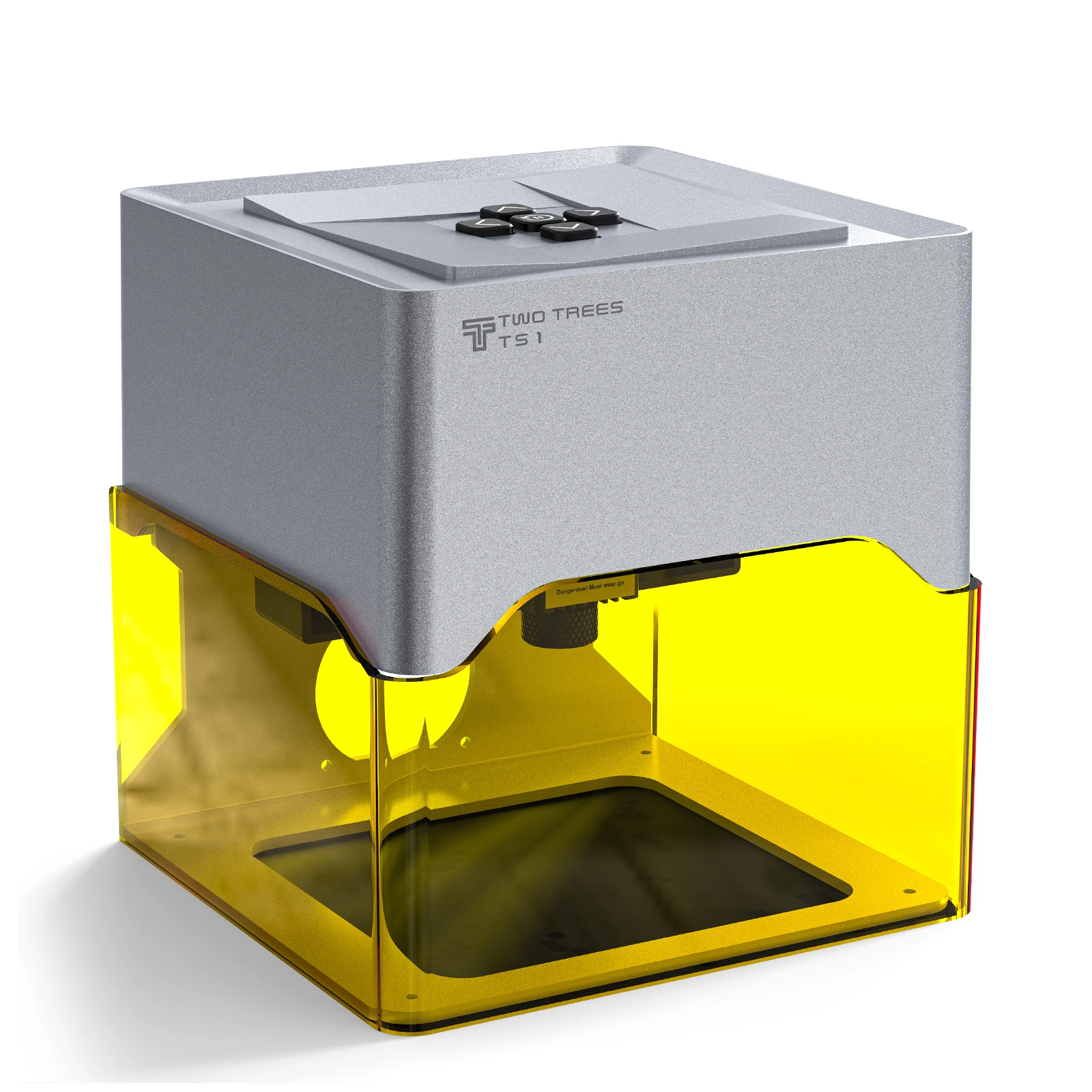 Twotrees ts1 3.5w mini gravador a laser portátil diy logotipo impressora máquina de corte 80x80mm para madeira br soquete