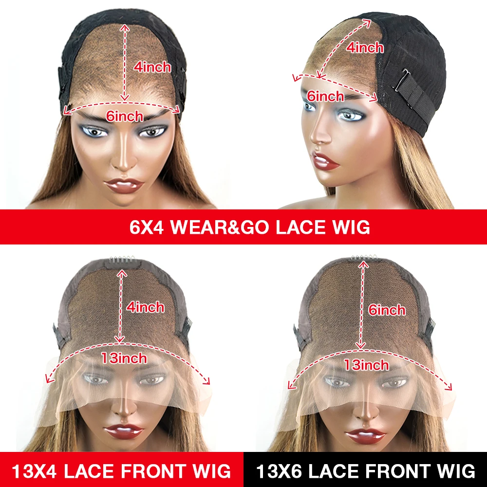 Yaki Kinky Straight Wigs 4C Edges Curly 13x6 HD Lace Frontal Wig Pre Plucked Curly Baby Hair 6x4 Glueless Wigs Ready To Wear 6