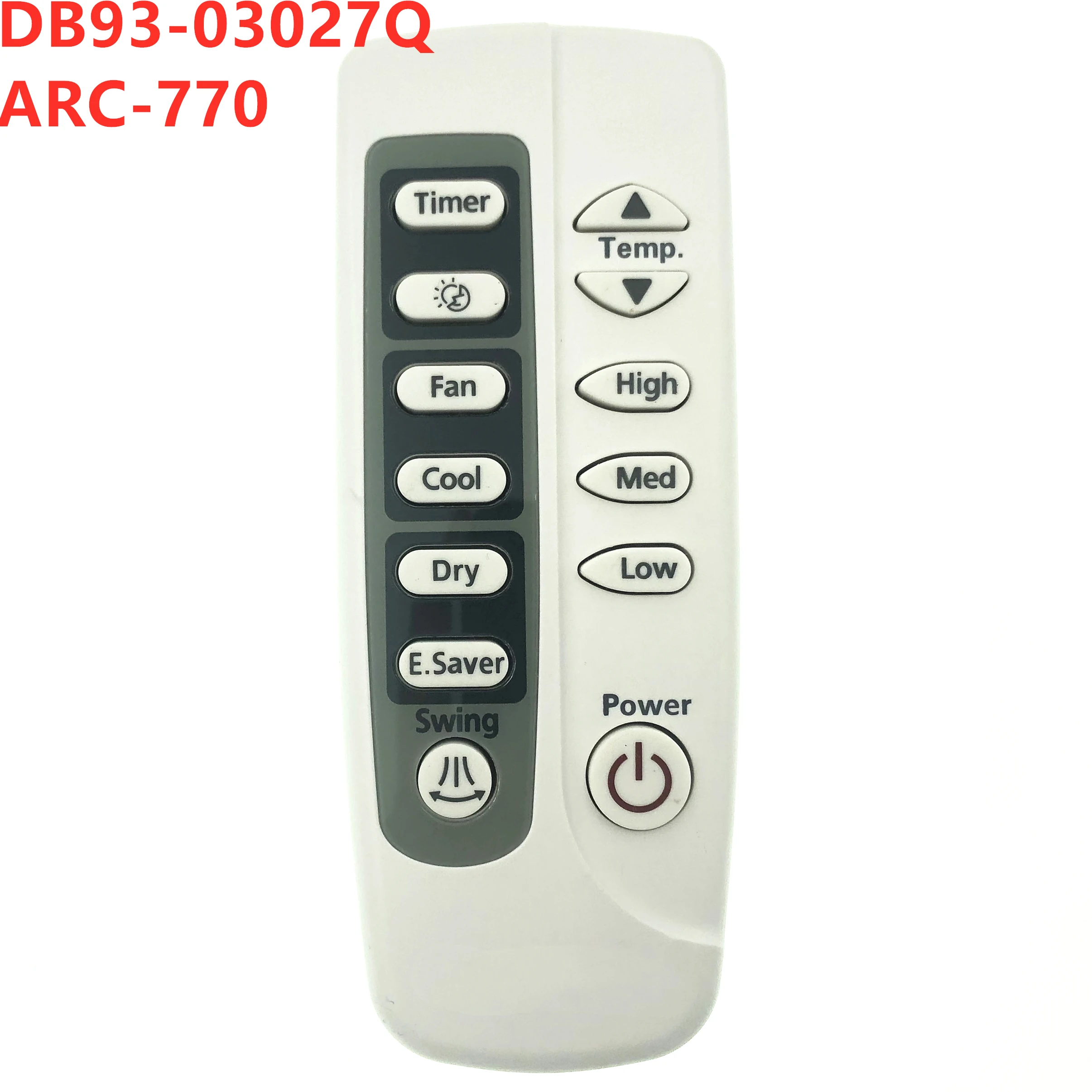 

Original AC Remote Control DB93-03027Q ARC-770 For SAMSUNG Window-type Air Conditioner. Compatible ARC-771 ARC-755 DB93-03027R