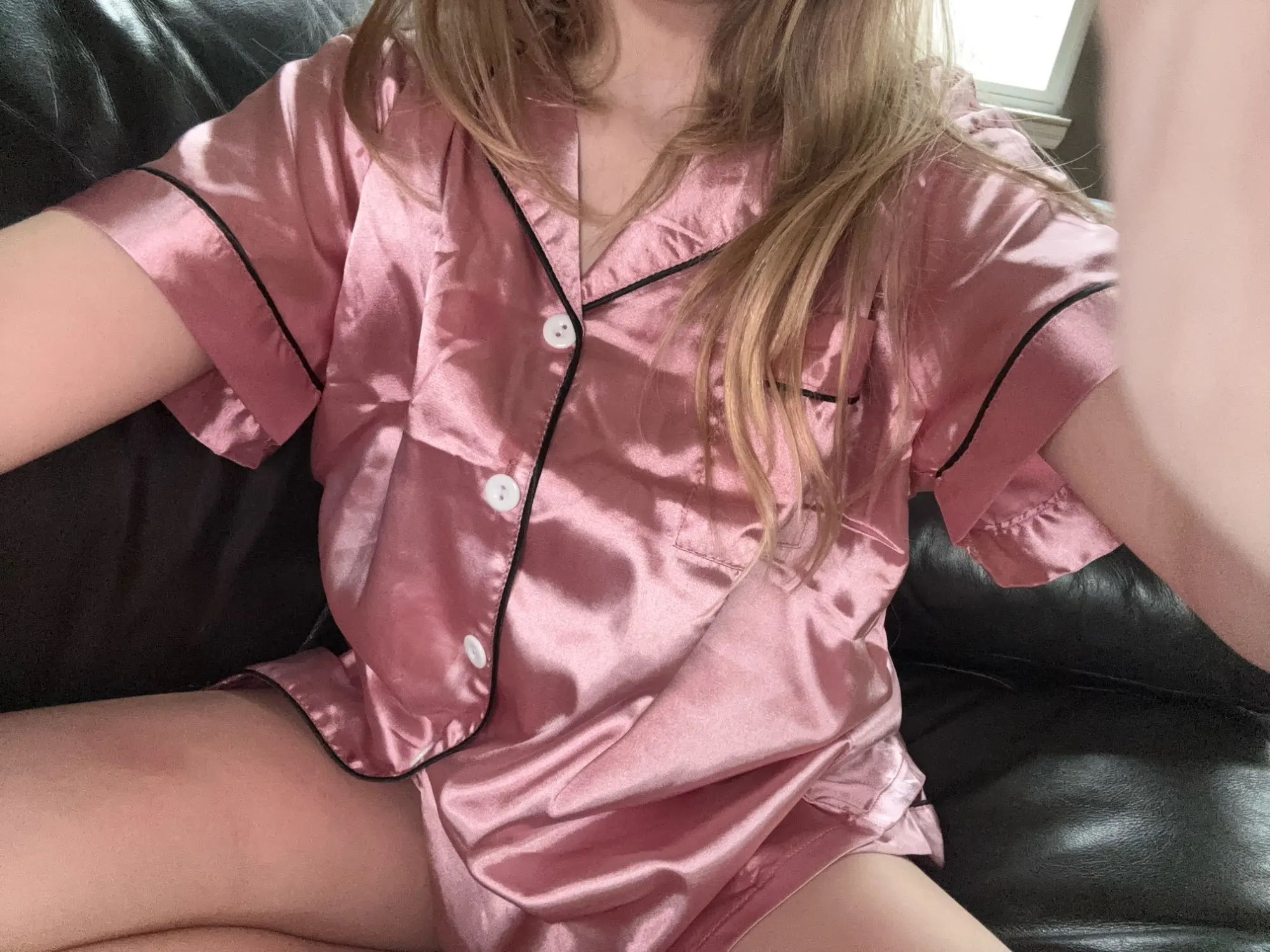 Silky Smooth Women's Satin Pajama Set - Button-Up Summer PJs photo review