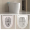 Smart Toilet with Bidet Built In, Foot Sensor Operation, Elongated Tankless Toilet with Automatic Flush, One-piece toilet heated 3