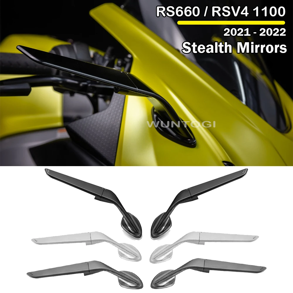 For Aprilia RS660 / RSV4 1100 Mirrors Stealth Mirrors Sports Winglets