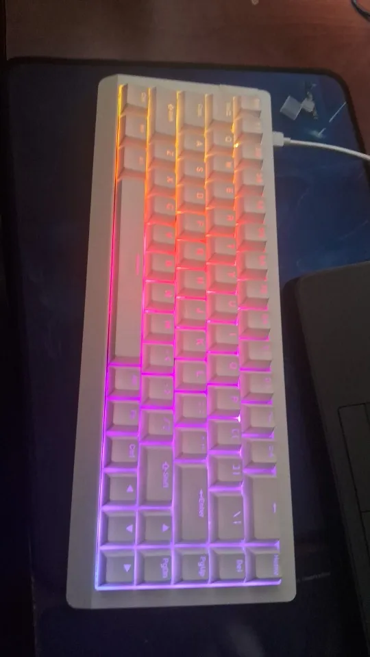 EPOMAKER HE68 Lite 65% ANSI US Layout Tray-Mounted Wired Hall Effect Magnetic Mechanical Keyboard DKS SOCD RGB Backlight photo review