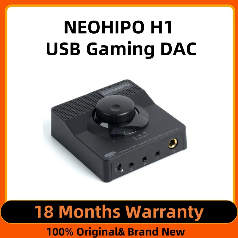 Douk Audio K5 PC DAC hoofdtelefoonversterker met USB & optische ingang DSD256 voor versterker, luidspreker, Mac, computer