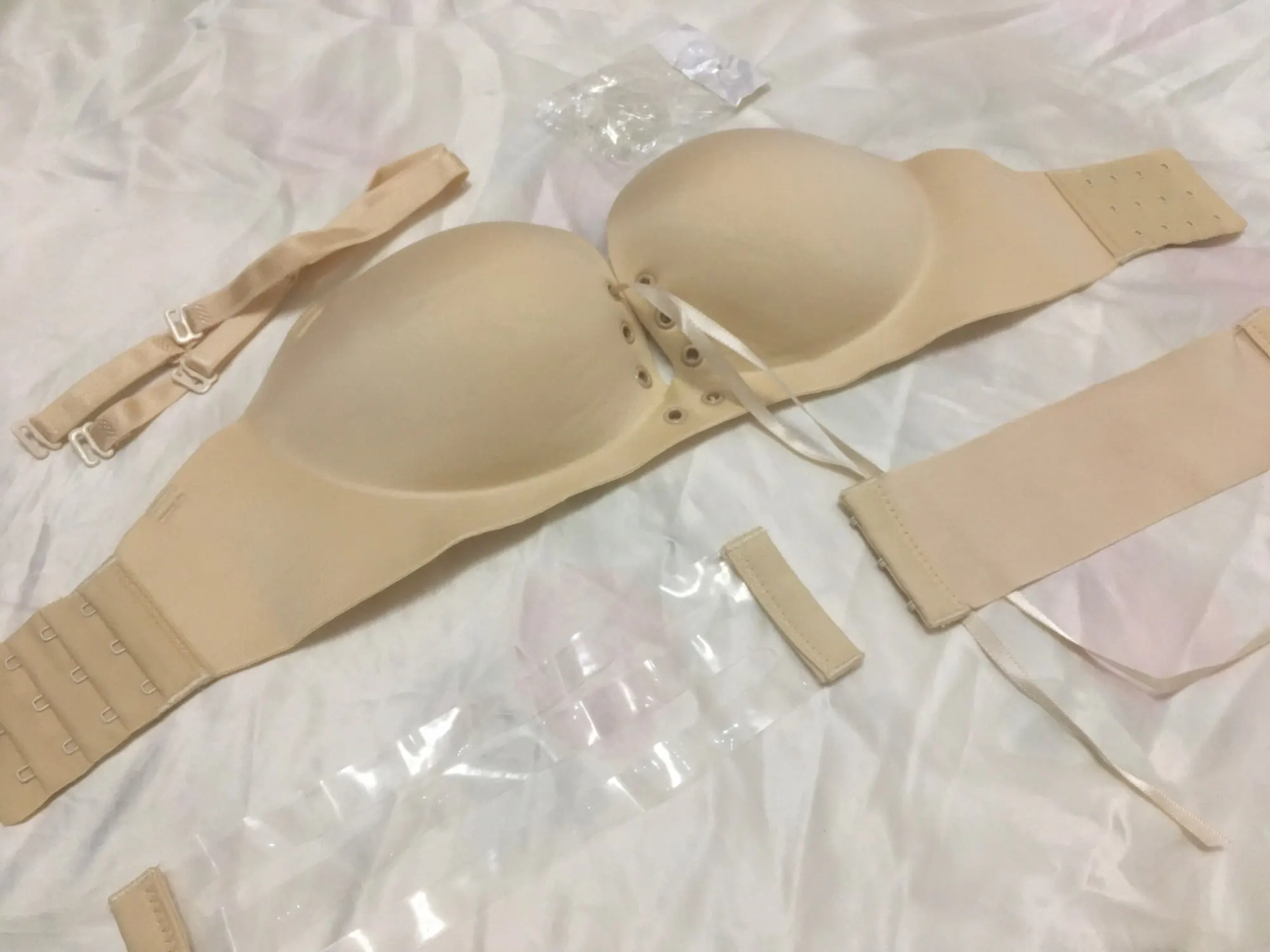 Sexy Women Strapless Invisible Bra Push Up High Quality Bandage