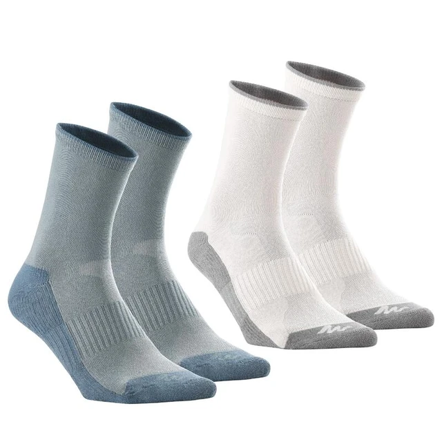 Decathlon-calcetines largos para niños, 2 pares, color gris, MH100 -  AliExpress