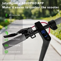 Trottinette électrique AOVOPRO 2026 500W pour adultes, autonomie de 35 km, vitesse maximale de 31 km/h, trottinette électrique pliable, 8,5 pouces, trottinette électrique intelligente 6