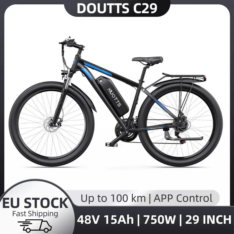 DUOTTS C29 Elektryczny rower grube opony z EU za $804.5 / ~3048zł