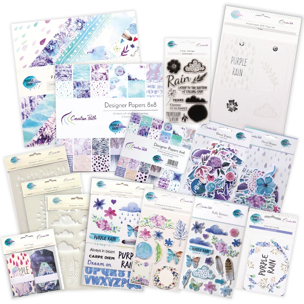 

Creative Path Value Pack Scrapbooking Kit Paper Crafts Set DIY Card Making Series Accessories Bag Journal Decoration Lucky Box