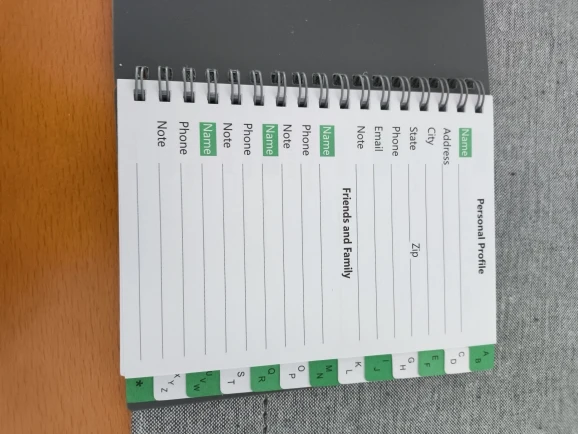 Spiral Password Keeper Book | Secure Leather Password Organiser photo review