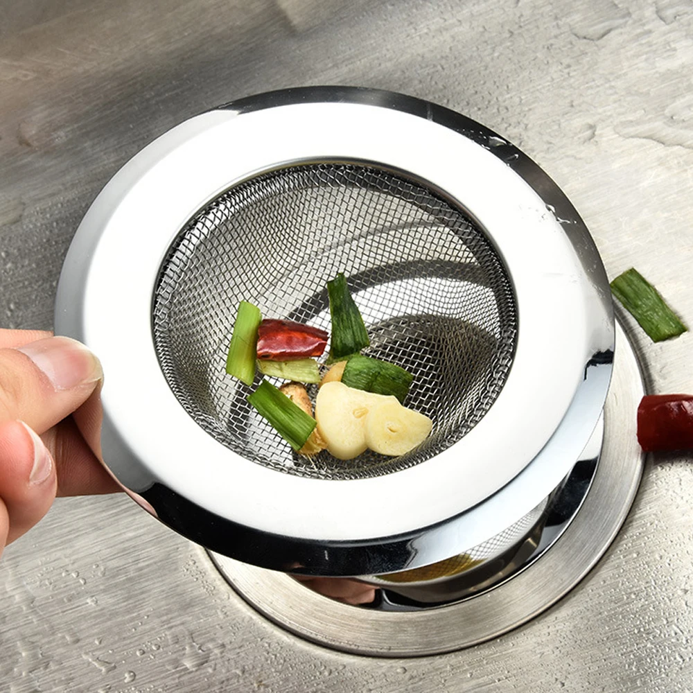 Kitchen Sink Filter Strainer Anti-clogging Washbasin Stainless Steel Mesh Bathroom Drain Hole kitchen sink filter,sink strainer,sink filter,kitchen sink strainer