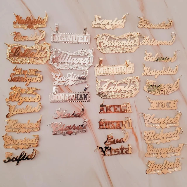 18K Gold Custom Name Necklace