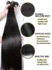 Mossily 30 40 Inch Bone Straight 100% Human Hair Bundles Deal Brazilian Human Hair 3 4 Bundles Raw Hair Extensions Natural Color 4