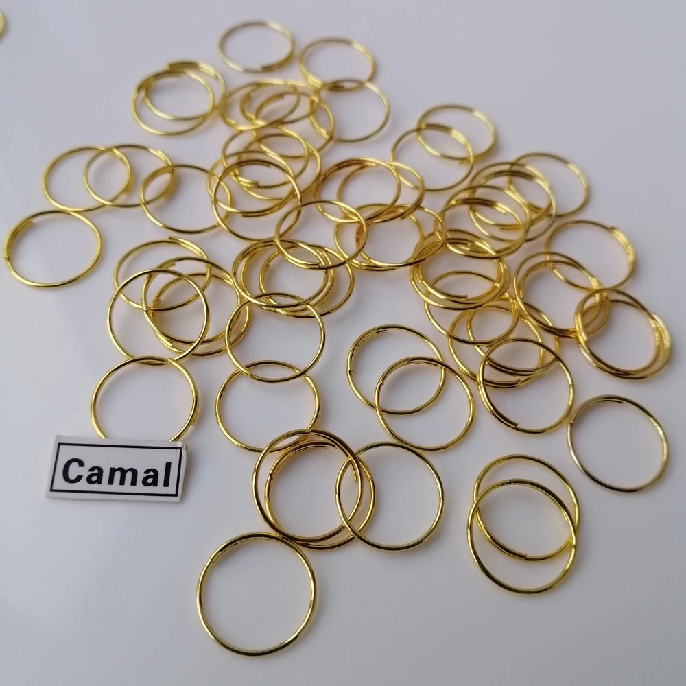 Ring Connectors 11mm/0.43inch for Octagonal Bead Crystal Pendent Prisms Hanging Connecting Lamp Chandelier Part 100pcs metal rings,metal rings for decoration,metal buckles connectors