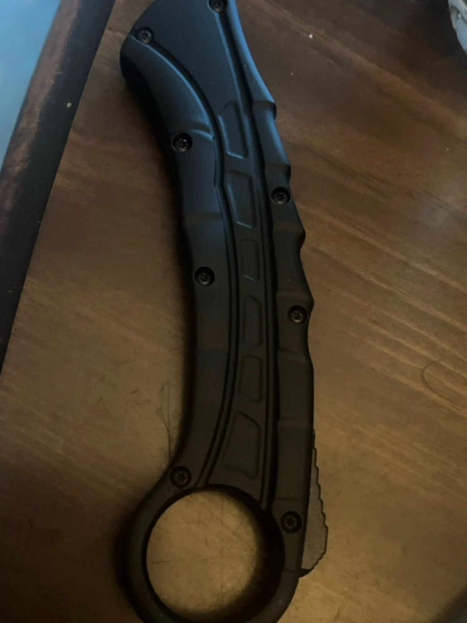 Military hawkbill fixed blade knife photo review