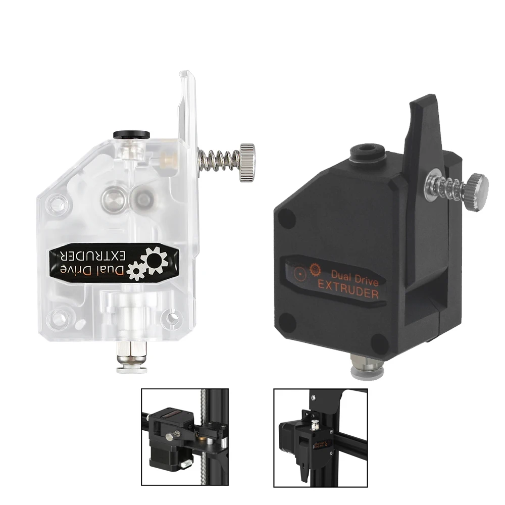 Twotrees-upgrade Bowden Direct Extrusora Peças para Impressora 3d Mk8 Cr10 Dual Drive Gear Filamento Flexível Tpu 175 mm