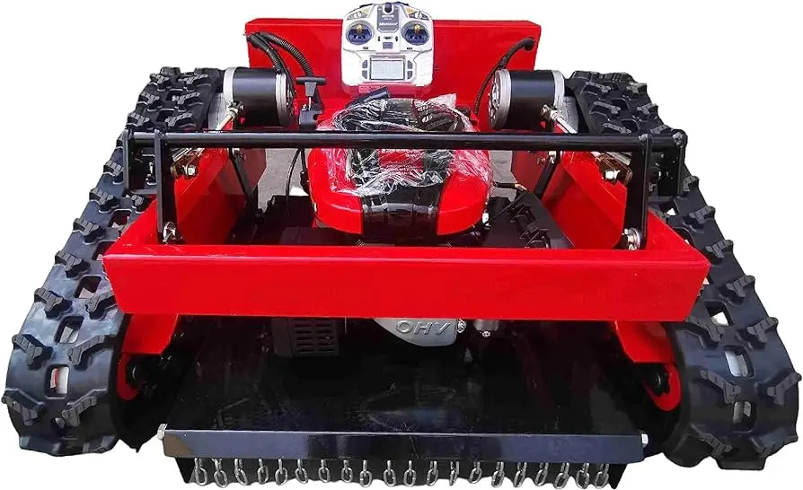 22HP Robot Lawn Mower Remote Control With Two Cylinders Longciin 678cc Engine