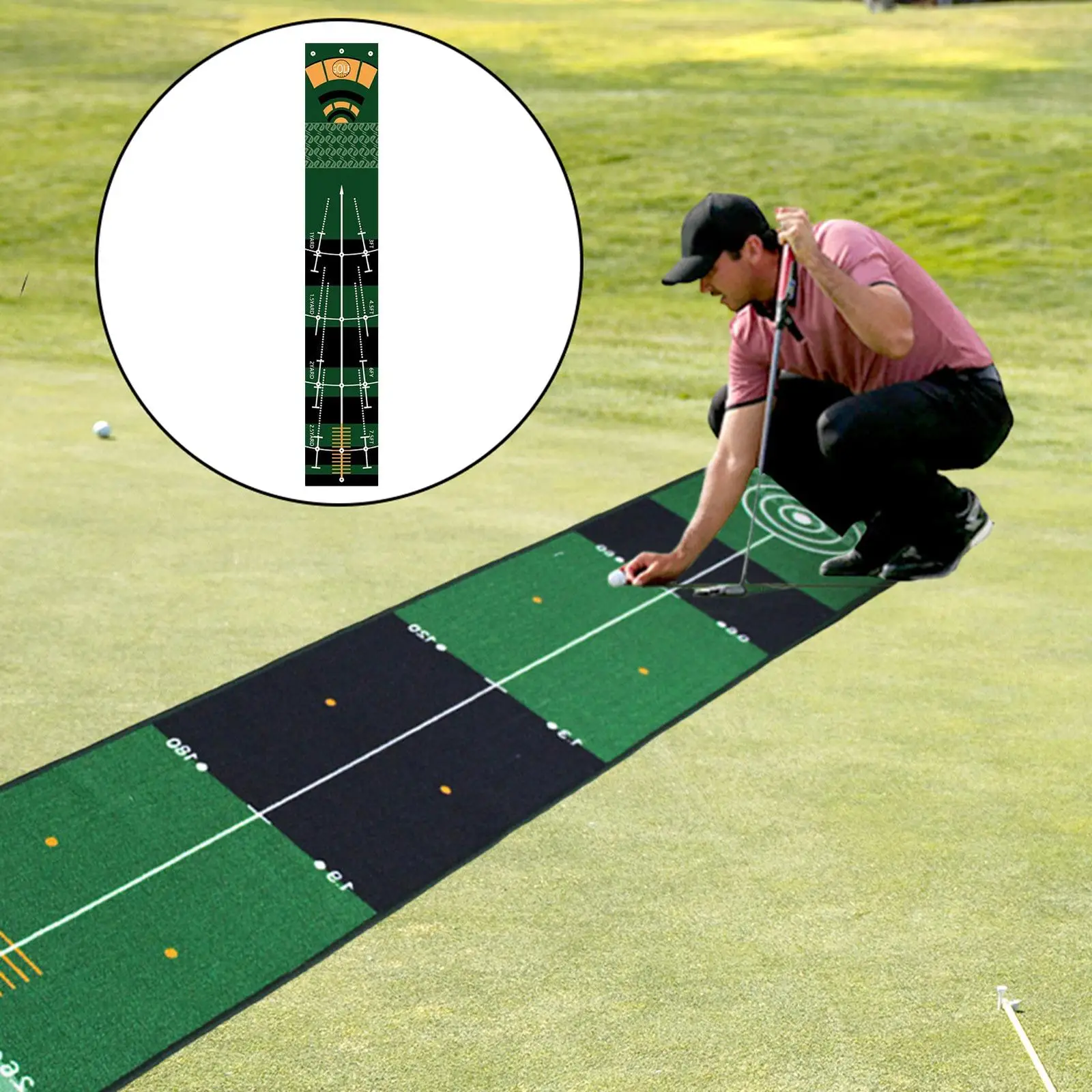 Portable Golf Putting Training Mat 5