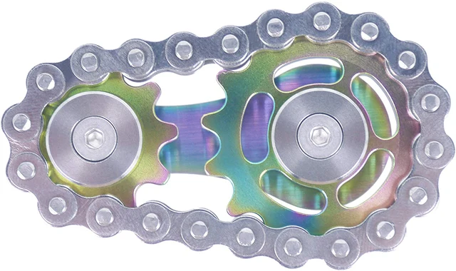 EDC Toothed Sprockets Chain Fidget Toy Metal Stainless Steel