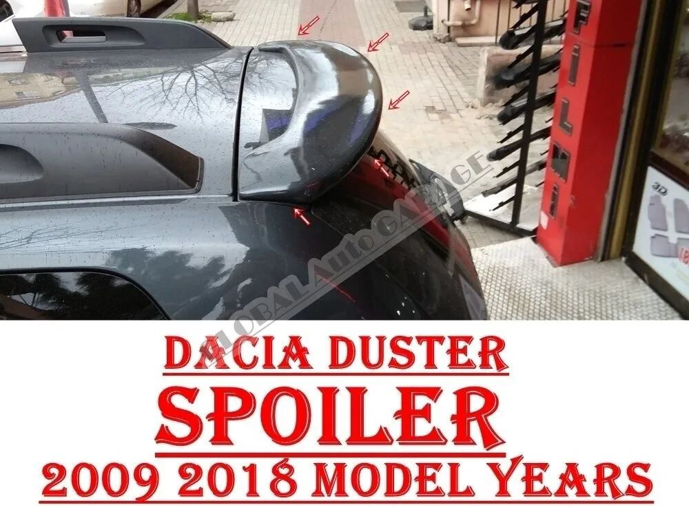 

For Dacia Duster Spoiler 2009 2010 2011 2012 2013 2014 2015 2016 2017 Auto Accessory Universal Spoilers Car Antenna For Car Mud