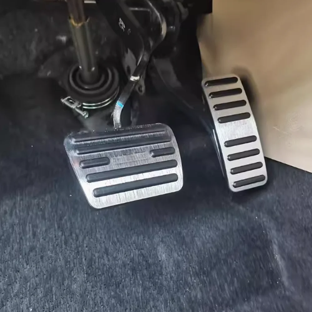 Car Gas Brake Pedal for MG 4 MG4 EV EH32 Mulan ~ Alloy Anti-Slip Brake Footrest Foot Pedals Fuel Cover Accessories
