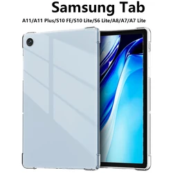 Dunne Transparante Anti-Geelwordende Silliconen Tablet Cover